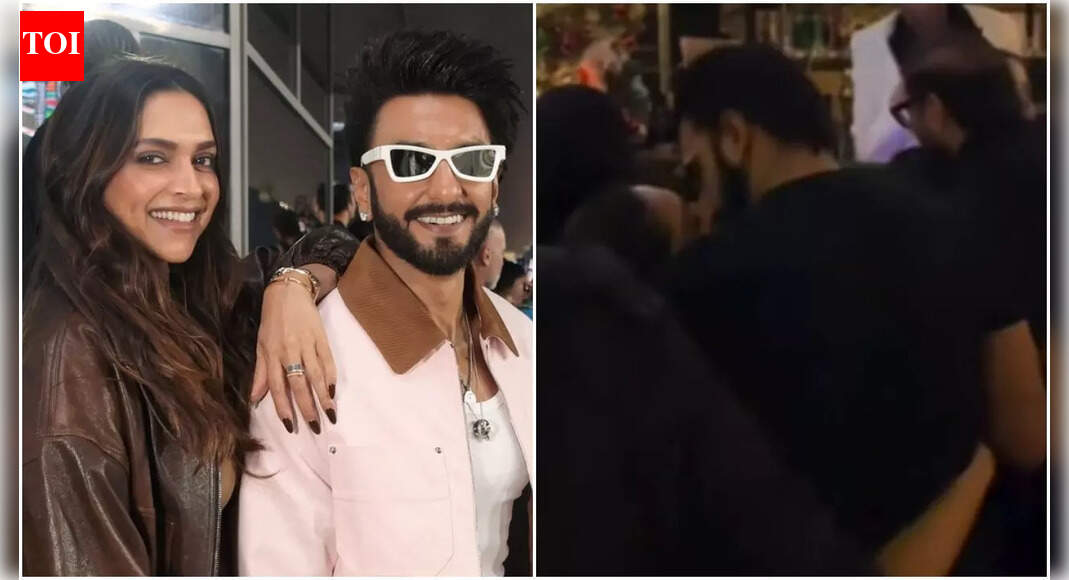 Ranveer Singh and Deepika Padukone ring in the new year with a KISS; photo goes viral and leaves their fans gushing over it