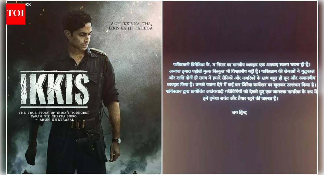 ‘Ikkis’: Netizens REACT to film’s mid-credit disclaimer about Jaideep Ahlawat’s kind Pakistani brigadier character; say, ‘Dhrurandhar effect’