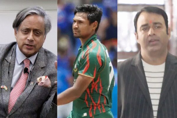 Congress MP Shashi Tharoor, left, Mustafizur Rahman, middle, and BJP leader Sangeet Som NEW DELHI: Kolkata Knight Riders (KKR) on Saturday released Bangladeshi fast bowler Mustafizur Rahman from their IPL 2026 squad following a directive from the Board of Control for Cricket in India (BCCI).KKR had picked Mustafizur Rahman for Rs 9.20 crore at the IPL auction held in December. However, his selection triggered a political backlash in India after reports emerged of recent mob violence and lynching incidents involving Hindu minorities in Bangladesh.Following the BCCI’s directive, Mustafizur Rahman will not be part of the IPL 2026 season, and the franchise has been permitted to name a replacement player in accordance with league rules.In a media advisory, KKR said, “Kolkata Knight Riders confirms that BCCI/IPL as the regulator of IPL has instructed it to release Mustafizur Rahman from the squad ahead of the upcoming Indian Premier League (IPL) season.” The franchise added that the release was carried out after due process and consultations, and that the BCCI would allow a replacement player as per IPL regulations.Also read | Mustafizur Rahman out of IPL 2026: Will KKR get their Rs 9.20 crore back?The controversy drew reactions from political leaders, with Congress MP Shashi Tharoor coming forward in Mustafizur Rahman’s support, while the BJP strongly opposed his selection and targeted KKR co-owner Shah Rukh Khan, calling him a “traitor.”Congress supports cricketer, questions BCCICongress MP Shashi Tharoor said sports should be separated from political tensions. “Cricket should not be made to bear the burden for attacks on minorities in Bangladesh,” he told reporters, adding that Mustafizur Rahman had no role in the violence.“Mustafizur Rahman is a cricketer and has nothing to do with any of these things. He has not been personally accused of any hate speech or condoning or defending any attacks. Mixing these two things is simply not fair,” Tharoor said.Also read | ‘Who are we punishing?’: Shashi Tharoor slams ‘mindless politicising of sport’ after KKR release Bangladesh player Mustafizur RahmanHe also cautioned against isolating neighbouring countries. “If we become a country that isolates all of our neighbours, and say nobody is playing with any of them, how does it do any good? It is purely a sporting decision, and we should not let politics come into this,” he added.Congress leader and Karnataka Minister Priyank Kharge criticised the BJP for targeting the IPL franchise, saying overseas players participate in the league as per BCCI and IPL rules.In a post on X, Kharge said, “The BJP and their ‘Vichar Parivaar’ are outraged over the inclusion of a Bangladeshi player in the IPL. If an overseas player is in IPL, it is because BCCI or the IPL rules allow him. Instead of blaming the franchise, shouldn’t the BJP leaders ask why BCCI is allowing Bangladesh players to participate in IPL, when they should be banning it.”He further cited past instances to criticise BJP leaders. “The same BJP leaders have no problem when: India played with Pakistan soon after the Pahalgam attack. IPL shifted matches to Islamic countries during COVID. IPL auctions are held in Islamic countries… For BJP, ‘nationalism’ appears only when it suits their politics,” Kharge added.Congress MP Tariq Anwar defended KKR co-owner Shah Rukh Khan, calling it inappropriate to target the actor. He said foreign players can only be included after due permission from cricketing authorities and under international norms.Reacting to the controversy, Congress leader Supriya Shrinate said the focus should be on who permitted Bangladeshi players to be included in the IPL auction in the first place.Speaking to ANI, she said, “First of all, I want to ask who put the Bangladeshi players in that pool. This question is for the BCCI and the ICC. Home Minister’s son, Jay Shah, should answer who put the Bangladeshi players in the pool where IPL players are bought and sold, the pool where the players’ auction takes place… he is the ICC’s chief and the main decision-maker in cricket all around the world.”BJP welcomes BCCI decisionBJP leader Sangeet Som welcomed the BCCI’s decision and launched a sharp attack on Shah Rukh Khan, calling him a “traitor.” He cited repeated violence against religious minorities in Bangladesh and claimed Mustafizur Rahman would not be allowed to play in the IPL.“Despite all this, traitors like Shah Rukh Khan… invest it in players from a country that is working against India,” Som told ANI, adding that the cricketer would not be able to play in the tournament.Uttar Pradesh Minister Narendra Kashyap also praised the BCCI’s move, saying it respected national sentiment. “We welcome the decision of the BCCI that they understood the sentiments of the nation and removed the Bangladeshi player,” he said.Madan Lal backs Shah Rukh KhanFormer India cricketer Madan Lal and World Cup winner supported Shah Rukh Khan, saying the actor had no role in team selection.“This is the decision of the BCCI and the Central government must have taken this decision, given the atrocities are being committed against Hindus in Bangladesh,” he told ANI.He added, “There is no fault of Shah Rukh Khan as they have the team who picks the team.”Mixed reactions continueNational President of the All India Muslim Jamaat, Maulana Shahabuddin Razvi Barelvi, said there was no act of betrayal in Shah Rukh Khan selecting a Bangladeshi player.Meanwhile, Imam Umer Ahmed Ilyasi of the All India Imam Organisation said Shah Rukh Khan should apologise to the nation over the selection.Shiv Sena leader Sanjay Nirupam had urged Shah Rukh Khan to remove the Bangladeshi player, saying it would protect India’s interests and prevent the actor from becoming a target.Also read | Another Hindu dies in Bangladesh: Khokon Das succumbs to injuries after 3 days; was set ablaze by mobHindus in Bangladesh have been victims of mob violence and lynching in the aftermath of protests and the killing of student leader Osman Hadi. On December 18, 2025, Dipu Chandra Das was beaten to death by a mob over alleged blasphemy charges in Bangladesh’s Mymensingh district. In another incident, a Hindu youth, Amrit Mondal, was lynched in Rajbari district, triggering protests and strong reactions in India.About the AuthorTOI News DeskThe TOI News Desk comprises a dedicated and tireless team of journalists who operate around the clock to deliver the most current and comprehensive news and updates to the readers of The Times of India worldwide. With an unwavering commitment to excellence in journalism, our team is at the forefront of gathering, verifying, and presenting breaking news, in-depth analysis, and insightful reports on a wide range of topics. The TOI News Desk is your trusted source for staying informed and connected to the ever-evolving global landscape, ensuring that our readers are equipped with the latest developments that matter most.”Read MoreEnd of ArticleFollow Us On Social MediaVideosHimachal College Horror: Student Dies After Alleging Sexual Harassment, RaggingIndia Reveals First Vande Bharat Sleeper Offering Faster Overnight Travel On Kolkata-Guwahati LineHindu Businessman Khokon Das, Hacked And Set Ablaze By Mob in Bangladesh, Dies 3 Days After Attack‘Slavery Destroys Heritage’: PM Modi’s Big Message After Unveiling Sacred Buddha Piprahwa RelicsBCCI Asks KKR To Release Bangladesh Player From IPL After Outrage Over Attacks On Hindu MinoritiesGovt Sends Notice To Elon Musk’s X On Grok AI Chatbot Misuse, IT Ministry Seeks Action ReportUttarakhand Minister’s Husband Sparks Outrage With ‘Bihar Girls’ Remark, Congress Hits Out At BJPPakistan Backs China’s Claim That It Mediated In Conflict With IndiaShankh Air Founder Speaks Out As Airline Eyes March Launch, Targets Intl Flights By 2029’Their Islamist Ideas…’: Ex-Bangladesh Minister Hits Out Over Attacks on Hindus And Christians123PhotostoriesKrystle D’Souza’s roles that defined her TV career: ‘Ek Hazaaron Mein Meri Behna Hai’ to ‘Belan Wali Bahu’:TV celebrities’ cutest baby name choices: From Bharti Singh-Harsh Limbachiyaa’s Gola to Nakuul Mehta-Jankee Parekh’s Sufi and Rumi8 short and engaging books you can read in a single day8 traditional and comforting Maharashtrian rice dishes that are worth a tryTravel trend 2026: 5 destinations in Asia perfect for slow travel and ‘quietcations’Krystle D’Souza’s stunning ethnic fashion diaryLord Chandra Names According To Your Birth Date10 must-visit January events in Delhi you can’t missFrom ‘Saiyaara’ heartbreak to ‘FA9LA’ swagger and ‘Name Chale’ grit: Songs that turned 2025 into loudest viral soundtracksWhy some teens can’t get along with their parents: Sadhguru explains the real reason for the clash123Hot PicksOperation SindoorVande Bharat Sleeper TrainJanuary Bank holidayGold rate todayIncome Tax RefundBahrain Golden Visa 2025Bank Holidays DecemberTop TrendingSan Francisco 49ersBrittany MahomesNoah Lyles and Junelle Bromfield Net WorthWayne Gretzky Daughter Net WorthSidney Crosby LifestyleLeBron James vs Stephen Curry Net WorthTom BradyLeBron James WifeCam ThomasCharlie Kirk