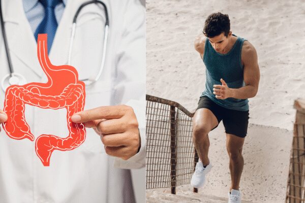 Ten minutes that change the biology of bowel cancer: Short workouts, long protection