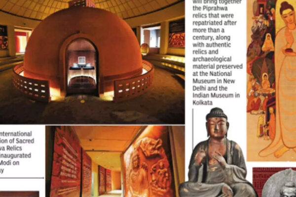 . NEW DELHI: India will showcase its soft power to the world on Saturday through what is being cited as a first of its kind landmark exposition of Buddha’s Piprahwa relics, reliquaries and gem relics, recently repatriated to India.Set to be inaugurated by Prime Minister Narendra Modi at the iconic Rai Pithora Cultural Complex in Delhi, the repatriated Piprahwa gem relics constitute the most extensive assemblage of authenticated relics attributed to the Buddha thus far documented. The exhibtion featuring over 80 objects spanning the 6th century BCE to the present, includes sculptures, manuscripts, thangkas, and ritual objects. ‘Slavery Destroys Heritage’: PM Modi’s Big Message After Unveiling Sacred Buddha Piprahwa Relics Titled ‘Light and the Lotus: Relics of the Awakened One’, the display marks the “reunification of the Piprahwa gem relics of Lord Buddha, repatriated after 127 years, with relics, gem relics, and reliquaries from 1898 and then 1971-1975 excavations at the Piprahwa site,” the govt said in a statement. It highlighted that the exhibit “commemorates the ministry of culture’s successful repatriation of the relics in July 2025, achieved through a public-private partnership, halting an auction at Sotheby’s Hong Kong.” . PM Modi said in his post that the inauguration of the “grand international exposition” will mark a very special day for those passionate about history, culture and the ideals of Bhagwan Buddha.”“For the first time since the 1898 excavation, the exposition brings together relics from the 1898 Kapilavastu excavation, treasures from the 1972 excavation, reliquaries and jewelled treasures from the Indian Museum, Kolkata, recently repatriated relics from the Peppé family collection and monolithic stone coffer within which the gem relics and reliquaries were originally found,” the minisry said.At the picturesque Rai Pithora Cultural Complex guests will get to enter through a gateway inspired by the earliest southern torana of Sanchi, celebrated for its Ashokan four-lion capital and intricately carved panels portraying scenes from Buddha’s life in aniconic forms.At the heart of the exhibition, a stupa model features three niches displaying key findings from the Piprahwa excavation: the first displays sacred bone fragments from the National Museum, Delhi, alongside gem relics, an inscribed steatite casket, and a crystal casket with a fish handle from the Indian Museum, Kolkata.The sacred Buddha relics were discovered in 1898 by William Claxton Peppé at the ancient stupa of Kapilavastu. Following their discovery, portions were distributed globally, with one part gifted to the King of Siam, another taken to England, and a third preserved at the Indian Museum, Kolkata.End of ArticleFollow Us On Social MediaVideos‘If Trump Can Capture Maduro, Why Can’t Modi Bring Back 26/11 Mastermind From Pakistan’: Owaisi‘Avoid All Non-Essential Travel To Venezuela’: India Issues Advisory For Citizens After US Strikes”No Control Over Minority Violence In Bangladesh…”: Former Indian Envoy Slams Yunus Govt“Infamous For His Tour With Anti-National Propaganda”: BJP Rips Rahul Gandhi Over Vietnam VisitInqilab Moncho To March Nationwide Seeking Justice For Sharif Osman Hadi14 Naxals Neutralized In Sukma And Bijapur As Security Forces Launch Anti-Maoist OperationHimachal College Horror: Student Dies After Alleging Sexual Harassment, RaggingIndia Reveals First Vande Bharat Sleeper Offering Faster Overnight Travel On Kolkata-Guwahati LineHindu Businessman Khokon Das, Hacked And Set Ablaze By Mob in Bangladesh, Dies 3 Days After Attack‘Slavery Destroys Heritage’: PM Modi’s Big Message After Unveiling Sacred Buddha Piprahwa Relics123PhotostoriesMorning or evening, when is the right time to consume magnesium supplementBeautiful and unique baby girl names that are perfect for your firstbornNine Planets and What To Donate To Appease The Planets5 signs that over-exposure to social media is causing attention problems in teens7 yoga poses to increase cognitive and concentration power10 powerful things to do after the first full moon for a great start to 20262026 travel bucket list: 8 visa-free countries for Indian passport holders7 foods to pair with eggs for maximum benefitsThe 7 wonders of the world to see and experience in 2026Spiritual lessons for modern times: Gauranga Das reveals 7 things that will change your life for the better123Hot PicksUS strikes VenezuelaVande Bharat Sleeper TrainPublic holidays January 2026Gold rate todayDelcy RodríguezVivek RamaswamyBank Holidays JanuaryTop TrendingSan Francisco 49ersBrittany MahomesNoah Lyles and Junelle Bromfield Net WorthWayne Gretzky Daughter Net WorthSidney Crosby LifestyleLeBron James vs Stephen Curry Net WorthTom BradyLeBron James WifeCam ThomasCharlie Kirk