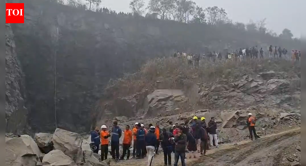 Odisha: Several people feared dead in rock collapse in stone quarry; rescue operation underway | Bhubaneswar News