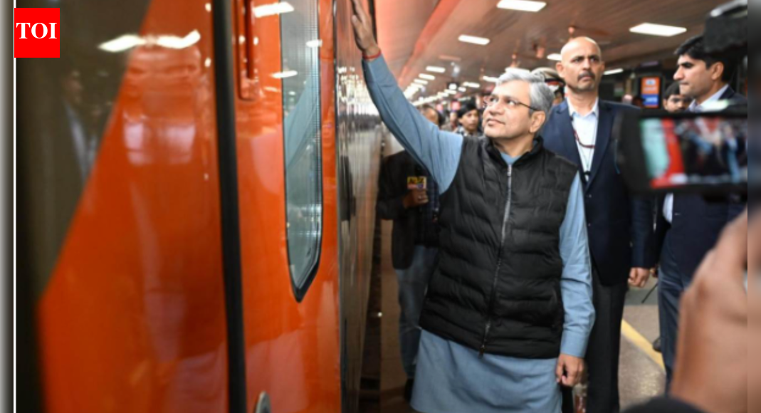 In pictures: Vande Bharat Sleeper train — Automatic doors to modern toilets as Rail Minister Vaishnaw shows what’s inside