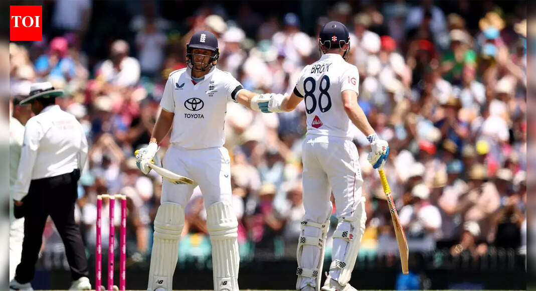 Ashes 5th Test: Joe Root, Harry Brook tame Australia on rain-hit Day 1