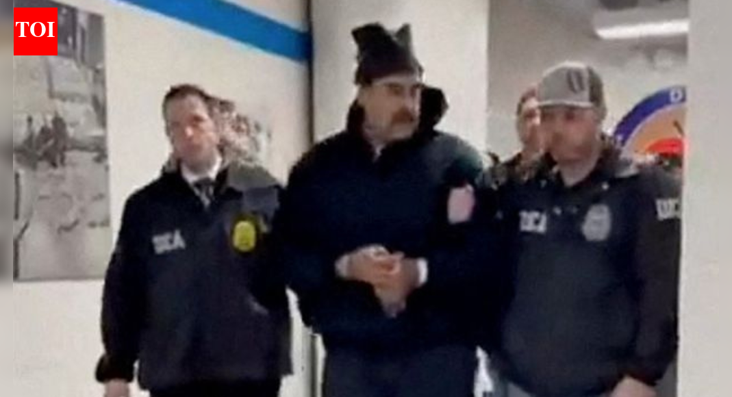 Maduro in US custody. NEW DELHI: The ministry of external affairs on Sunday reiterated India’s support for the safety and well-being of people in Venezuela as the situation in the country remains tense amid US strikes.”Recent developments in Venezuela are a matter of deep concern. We are closely monitoring the evolving situation,” the MEA said in a statement.”We call upon all concerned to address issues peacefully through dialogue, ensuring peace and stability of the region. The Embassy of India in Caracas is in contact with members of the Indian community and will continue to provide all possible assistance,” it added.This comes after Venezuelan President Nicolas Maduro and his wife, Cilia Flores, were captured in Caracas and flown out of the country in a joint operation involving intelligence agencies and US law enforcement, triggering heightened tensions and uncertainty.The ministry of external affairs had earlier advised Indian nationals to avoid all non-essential travel to Venezuela amid the unfolding developments.Donald Trump said that Maduro and Flores, captured during what he described as a US military operation, have been indicted in the Southern District of New York on charges of alleged “drug trafficking and narco-terrorism conspiracies” and will face trial.Meanwhile, Venezuela’s Supreme Court has directed Vice President Delcy Rodriguez to assume charge as interim president. Rodriguez, 56, is a senior figure in Venezuela’s socialist leadership and a close ally of Maduro. She has previously served as vice president, finance minister and oil minister, and has played a central role in economic decision-making as the country grappled with US sanctions and surging inflation.About the AuthorTOI News DeskThe TOI News Desk comprises a dedicated and tireless team of journalists who operate around the clock to deliver the most current and comprehensive news and updates to the readers of The Times of India worldwide. With an unwavering commitment to excellence in journalism, our team is at the forefront of gathering, verifying, and presenting breaking news, in-depth analysis, and insightful reports on a wide range of topics. The TOI News Desk is your trusted source for staying informed and connected to the ever-evolving global landscape, ensuring that our readers are equipped with the latest developments that matter most.”Read MoreEnd of ArticleFollow Us On Social MediaVideosIndian Army Raises Bhairav Special Force With Over One Lakh Drone Operatives For Modern WarfareCM Revanth Reddy’s Remarks In Telangana Assembly Sparks Row, BRS Slams ‘Filthy Language’‘If Trump Can Capture Maduro, Why Can’t Modi Bring Back 26/11 Mastermind From Pakistan’: Owaisi‘Avoid All Non-Essential Travel To Venezuela’: India Issues Advisory For Citizens After US Strikes”No Control Over Minority Violence In Bangladesh…”: Former Indian Envoy Slams Yunus Govt“Infamous For His Tour With Anti-National Propaganda”: BJP Rips Rahul Gandhi Over Vietnam VisitInqilab Moncho To March Nationwide Seeking Justice For Sharif Osman Hadi14 Naxals Neutralized In Sukma And Bijapur As Security Forces Launch Anti-Maoist OperationHimachal College Horror: Student Dies After Alleging Sexual Harassment, RaggingIndia Reveals First Vande Bharat Sleeper Offering Faster Overnight Travel On Kolkata-Guwahati Line123PhotostoriesVaishno Devi Yatra 2025–26: RFID card rules, smart lockers, helpline numbers and helicopter fare revisionRelief for Pune commuters: Double-decker flyover at SPPU Chowk nears completion; Metro Line-3 trial beginsThe right daily walking distance to improve fitness, according to researchMorning or evening, when is the right time to consume magnesium supplementBeautiful and unique baby girl names that are perfect for your firstbornNine Planets and What To Donate To Appease The Planets5 signs that over-exposure to social media is causing attention problems in teens7 yoga poses to increase cognitive and concentration power10 powerful things to do after the first full moon for a great start to 20262026 travel bucket list: 8 visa-free countries for Indian passport holders123Hot PicksUS strikes VenezuelaVande Bharat Sleeper TrainPublic holidays January 2026Gold rate todayDelcy RodríguezVivek RamaswamyBank Holidays JanuaryTop TrendingSan Francisco 49ersBrittany MahomesNoah Lyles and Junelle Bromfield Net WorthWayne Gretzky Daughter Net WorthSidney Crosby LifestyleLeBron James vs Stephen Curry Net WorthTom BradyLeBron James WifeCam ThomasCharlie Kirk