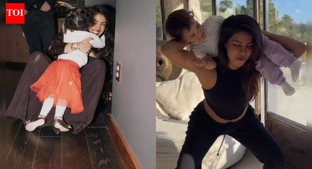 When Priyanka Chopra Jonas turned a workout session into a cute mom-daughter moment |