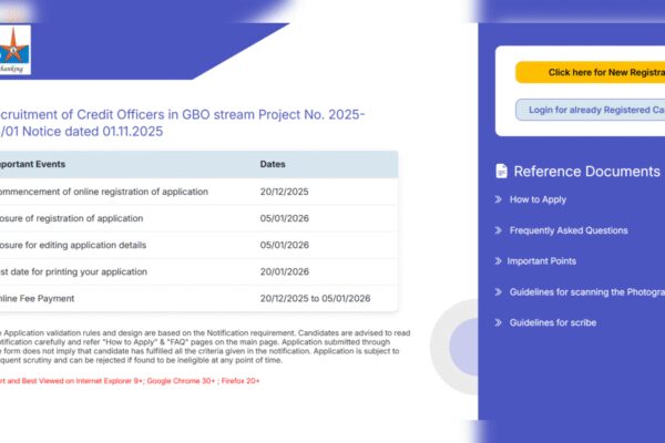 Bank of India Credit Officer application window 2026 closing tomorrow: Direct link to apply here