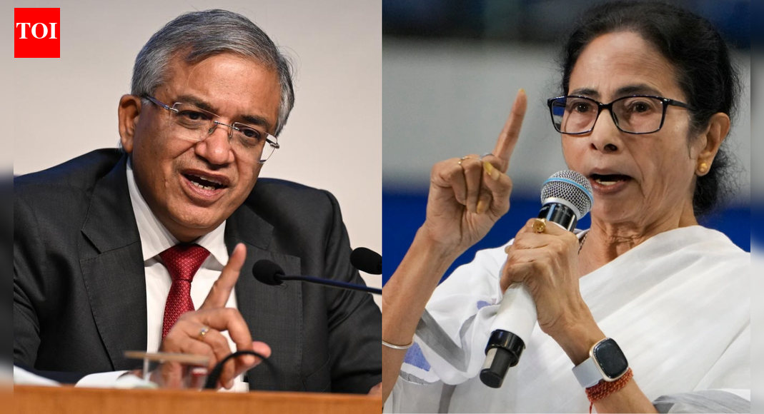 CEC Gyanesh Kumar and Mamata Banerjee (File photo) NEW DELHI: West Bengal chief minister Mamata Banerjee on Saturday wrote to Chief Election Commissioner (CEC) Gyanesh Kumar, criticising the “procedural violations” and “administrative lapses” in the Special Intensive Revision (SIR), which is currently under way in the poll-bound state.Mamata Banerjee called the exercise “unplanned, arbitrary and adhoc” and urged the poll body chief to stop the SIR if glitches remain unattainted.”I am once again constrained to write to you in order to place on record my grave concern regarding the serious irregularities, procedural violations, and administrative lapses being witnessed during the ongoing Special Intensive Revision (SIR) of the electoral rolls in West Bengal,” she wrote in a letter. She also expressed apprehension about the large-scale disenfranchisement of eligible voters, which she said would be a “direct assault on the foundational principles of democratic governance”.”I strongly urge you to immediately address and rectify the glitches, address the flaws and make the necessary corrections, failing which this unplanned, arbitrary and adhoc exercise must be halted. If allowed to continúe in its present form, it will result in irreparable damage, large-scale disenfranchisement of eligible voters, and a direct assault on the foundational principles of democratic governance, ” she further wrote.In November last year, describing the ongoing SIR in West Bengal as “unplanned, chaotic, and dangerous,” Mamata Banerjee said that the situation had reached an “alarming stage” following the deaths of multiple booth-level officers (BLOs), including an anganwadi worker in Jalpaiguri.In a letter addressed to Gyanesh Kumar, Banerjee said she had “time and again flagged my serious concerns” but had now been “compelled to write” as the situation had deteriorated sharply.She wrote that the manner in which the EC had pushed the SIR onto officials and residents was “not only unplanned and chaotic, but also dangerous”, alleging the absence of basic preparedness, clear communication, or adequate planning.According to her, the process has been “crippled from day one” by poor training, confusion over mandatory documentation, and the near impossibility of meeting voters during their work hours.She warned that the credibility of the voter roll itself was at risk, saying BLOs were being forced to work “far beyond human limits” while balancing their principal duties as teachers and frontline workers.Banerjee said most BLOs were struggling with online submissions because of server failures and repeated data mismatches, making it “almost certain” that accurate voter data could not be uploaded by the 4 December deadline. She added that many BLOs, under fear of punitive action, were being pushed to submit incorrect entries, “risking disenfranchisement of genuine voters”.About the AuthorTOI News DeskThe TOI News Desk comprises a dedicated and tireless team of journalists who operate around the clock to deliver the most current and comprehensive news and updates to the readers of The Times of India worldwide. With an unwavering commitment to excellence in journalism, our team is at the forefront of gathering, verifying, and presenting breaking news, in-depth analysis, and insightful reports on a wide range of topics. The TOI News Desk is your trusted source for staying informed and connected to the ever-evolving global landscape, ensuring that our readers are equipped with the latest developments that matter most.”Read MoreEnd of ArticleFollow Us On Social MediaVideosMatter Of Deep Concern: MEA Reacts To US Strikes On Venezuela, Urges Restraint’Lunatic Rulers’: Shashi Tharoor, Singhvi, Owaisi, Other Indian Leaders On US Strikes In VenezuelaIndian Army Raises Bhairav Special Force With Over One Lakh Drone Operatives For Modern WarfareCM Revanth Reddy’s Remarks In Telangana Assembly Sparks Row, BRS Slams ‘Filthy Language’‘If Trump Can Capture Maduro, Why Can’t Modi Bring Back 26/11 Mastermind From Pakistan’: Owaisi‘Avoid All Non-Essential Travel To Venezuela’: India Issues Advisory For Citizens After US Strikes”No Control Over Minority Violence In Bangladesh…”: Former Indian Envoy Slams Yunus Govt“Infamous For His Tour With Anti-National Propaganda”: BJP Rips Rahul Gandhi Over Vietnam VisitInqilab Moncho To March Nationwide Seeking Justice For Sharif Osman Hadi14 Naxals Neutralized In Sukma And Bijapur As Security Forces Launch Anti-Maoist Operation123Photostories8 common Japanese words and phrases worth learningNayanthara to Tara Sutaria: Decoding first looks of ‘Toxic’s female cast – Who understood the assignment best?Vaginal health: NHS doc debunks popular myths women still believe6 places where the world’s deadliest snakes are found7 fascinating creatures with blue-coloured bloodJay Bhanushali and Mahhi Vij: Tracing the former couple’s journey from love to amicable separationVaishno Devi Yatra 2025–26: RFID card rules, smart lockers, helpline numbers and helicopter fare revisionRelief for Pune commuters: Double-decker flyover at SPPU Chowk nears completion; Metro Line-3 trial beginsThe right daily walking distance to improve fitness, according to researchMorning or evening, when is the right time to consume magnesium supplement123Hot PicksUS strikes VenezuelaVande Bharat Sleeper TrainPublic holidays January 2026Gold rate todayDelcy RodríguezVivek RamaswamyBank Holidays JanuaryTop TrendingSan Francisco 49ersBrittany MahomesNoah Lyles and Junelle Bromfield Net WorthWayne Gretzky Daughter Net WorthSidney Crosby LifestyleLeBron James vs Stephen Curry Net WorthTom BradyLeBron James WifeCam ThomasCharlie Kirk