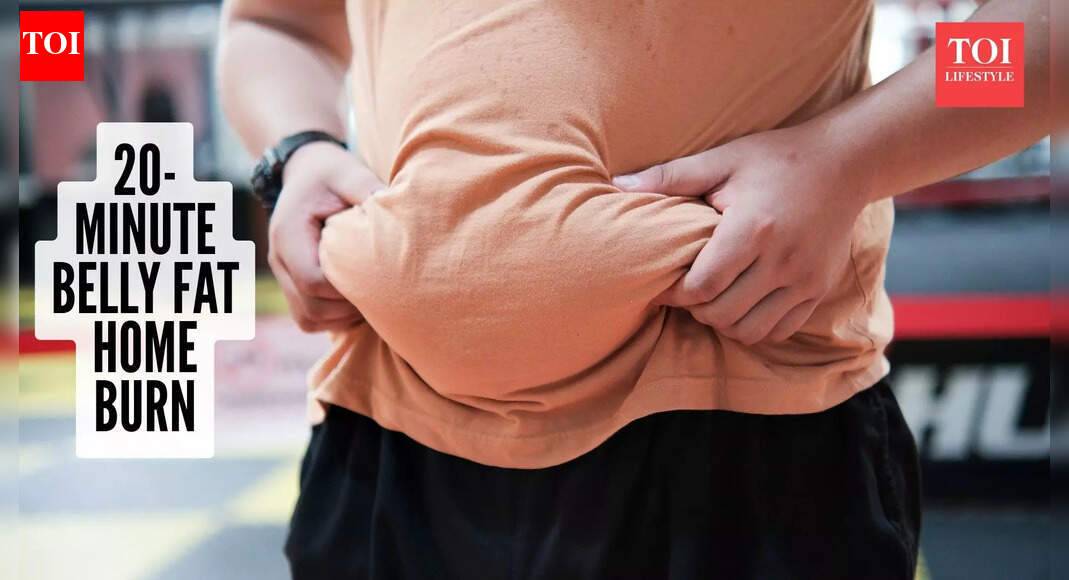 20 minutes visceral fat-burning exercise routine to try at home