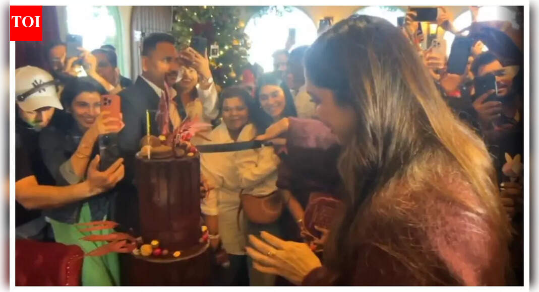 Deepika Padukone celebrates birthday with fans; cuts cake to ‘Om Shanti Om’ song ‘Ankhon Mein Teri’ – WATCH