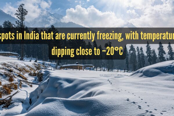 6 spots in India that are currently freezing, with temperatures dipping close to –20°C