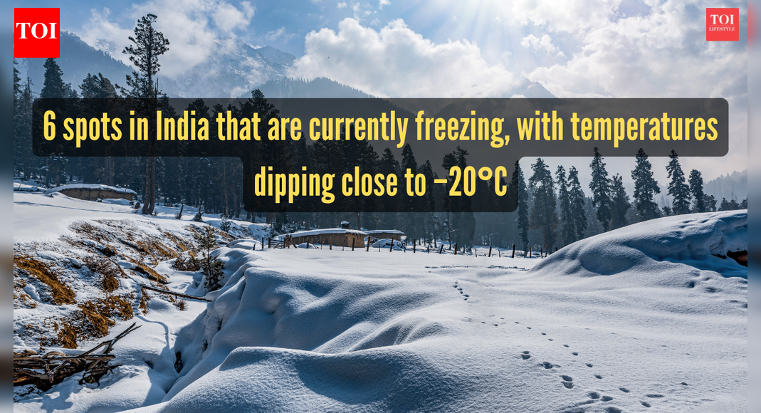 6 spots in India that are currently freezing, with temperatures dipping close to –20°C