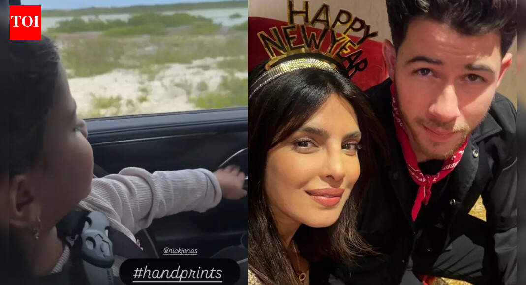 Priyanka Chopra shares adorable ‘handprints’ moment with Malti Marie during New Year 2026 drive
