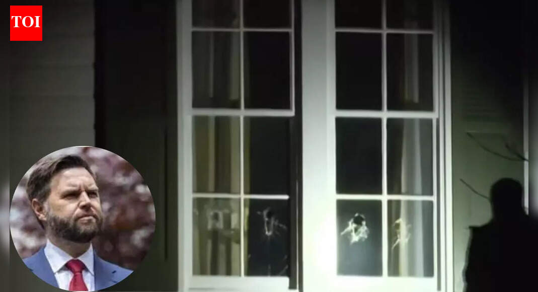 US VP JD Vance’s house attacked: Windows smashed at Ohio residence; suspect in custody