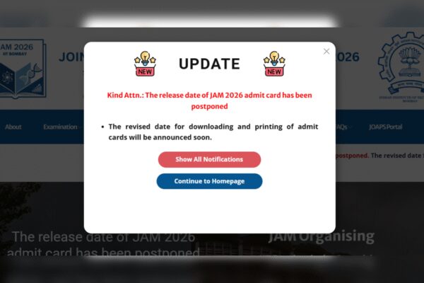 JAM 2026 admit card release postponed by IIT Bombay: When will it be out now?