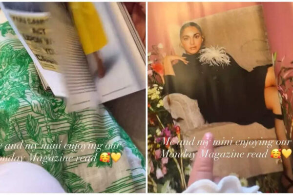 Kiara Advani flaunts daughter Saraayah’s tiny hands and feet in a sweet magazine-reading session