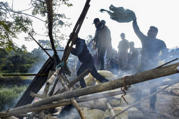 (PTI Photo) IMPHAL: A succession of bombs, suspected to have been planted by militants, exploded at Saiton Nganukon village of Manipur’s Bishnupur Monday, injuring two people and triggering a backlash against security forces for what villagers alleged was slipshod surveillance, reports Donald Sairem.The explosions began 5.30am with two IEDs damaging the abandoned residence of Salam Mani, who is living in a relief camp at Keibul Lamjao since ethnic violence erupted in May 2023. At 8.45am, a pair of IEDs went off 200m away, injuring retired CRPF trooper Soibam Sanatomba (51), and Nongthombam Indubala (37). Both were admitted to a govt hospital with splinter injuries, but are reported to be out of danger. Some unexploded IEDs were found later and safely disposed of, officials said.Several organisations have announced a 24-hour statewide shutdown beginning Wednesday midnight to protest the incident.(With inputs from PTI)End of ArticleFollow Us On Social MediaVideos‘Really Happy For Others’: SC Rejects Umar Khalid’S Bail; Partner Shares His Reaction“Trump’s Interest Is Clear”: Ex-Diplomat Slams Venezuela ActionCPI-M Protests Near Us Consulate In Chennai Over Venezuela AttackBJP Welcomes SC Denial Of Bail To Umar Khalid And Sharjeel Imam; Opposition Calls It Unfortunate”US Has No Jurisdiction in Venezuela” Ex-UN Envoy Dilip Sinha Slams US Action In VenezuelaAfter T20 World Cup Move, Bangladesh Now Bans IPL 2026 Broadcast Amid Mustafizur Rahman RowSC Rejects Bail Plea Of Umar Khalid, Sharjeel Imam; Grants Bail To 5 Others In Delhi Riots CaseRajnath Singh Commissions ICG’s Pollution Control Vessel ‘Samudra Pratap’, Hails Make-In-IndiaShashi Tharoor, Manish Tewari & Salman Khurshid Raise Concerns Over US Attack In Venezuela’Whole Of Jammu And Kashmir Should Be Reunited With India’: British MP Bob Blackman123PhotostoriesBirthday special: Best songs of Diljit DosanjhAR Rahman birthday special: From ‘Chaiyya Chaiyya’ to ‘Chaka Chak’ — his best Bollywood songs5 powerful money lessons from Morgan Housel’s bestselling book ‘The Psychology of Money’Chef Sanjeev Kapoor shares comforting flavours of Gujarat that are worth trying this winterDeepika Padukone birthday special: From Denmark roots to Bollywood stardom4 foods that may help slow down ageingHeart health: The big 3 heart numbers to know, as per Harvard experts7 legendary Indian scientists and their contributionsHow to make Paneer Bread Pakoda for evening snacking5 foods that steadily cause hair loss without you knowing about it123Hot PicksUS strikes VenezuelaVande Bharat Sleeper TrainPublic holidays January 2026Gold rate todayUmar Khalid BailCigarette tax hikeBank Holidays JanuaryTop TrendingSan Francisco 49ersCardi BQuinn HughesKyle TuckerSidney Crosby LifestyleTyrese Haliburton and Jade Jones Net WorthKevin StefanskiChicago Bulls vs Boston CelticsJohn PyleKevin Durant vs LeBron James Net Worth