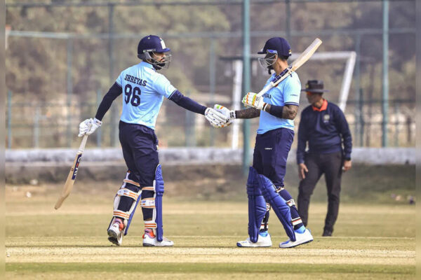 Shreyas Iyer steps up as stand-in skipper, Shivam Dube holds nerve as Mumbai survive last-over thriller