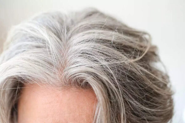 Adding THIS item to your shampoo may help darken grey hair naturally |