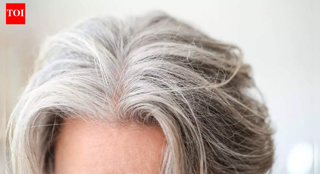 Adding THIS item to your shampoo may help darken grey hair naturally |