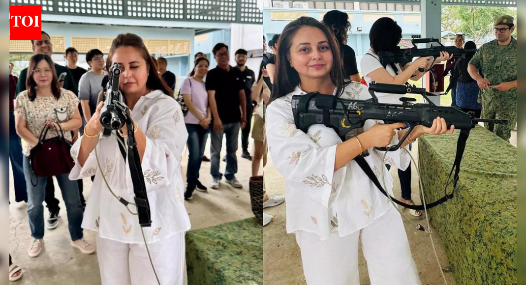 With gun in hand, Lalu’s daughter Rohini Acharya warns ‘enemies’