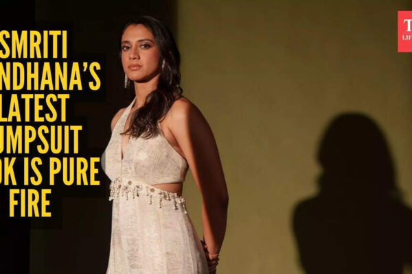 Smriti Mandhana ditched cricket whites for this jaw-dropping jumpsuit