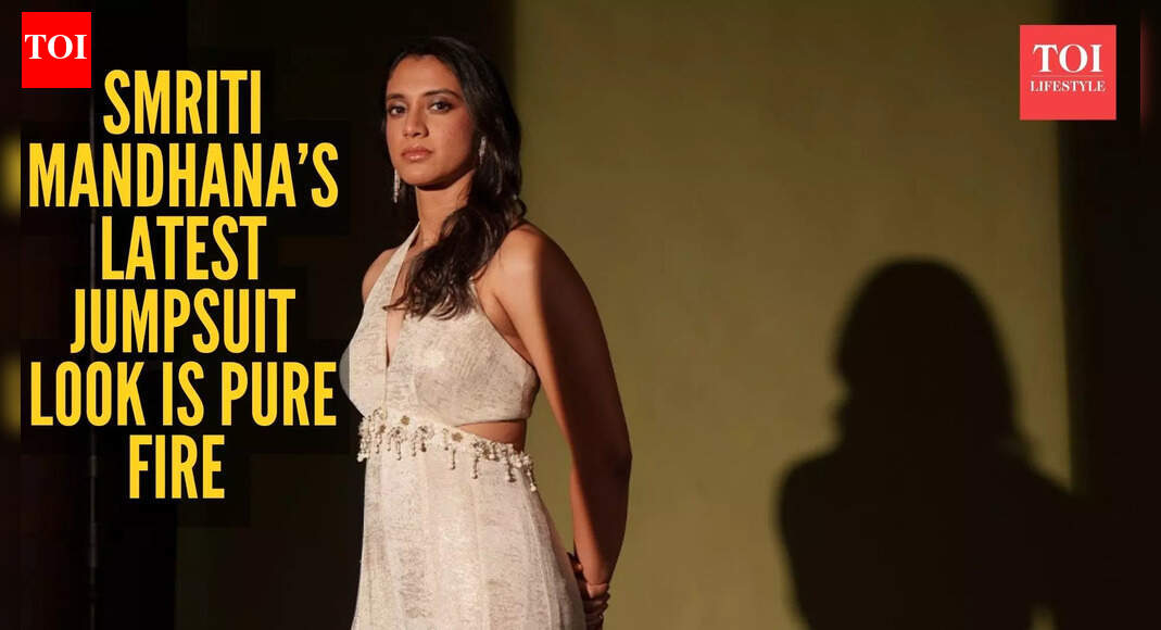 Smriti Mandhana ditched cricket whites for this jaw-dropping jumpsuit
