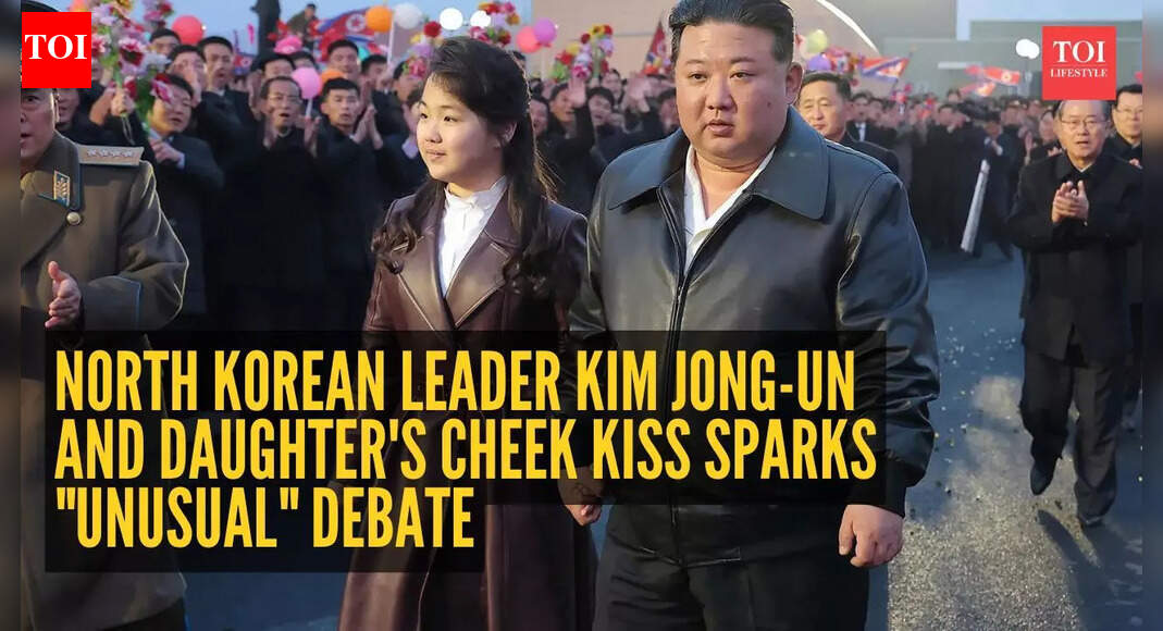 North Korean leader Kim Jong-un and daughter’s cheek kiss sparks “unusual” debate – What’s really going on? |