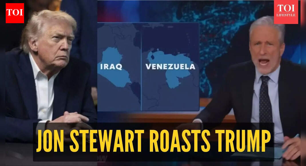 ‘Iraq all over again’: Viral Daily Show clip sees Jon Stewart destroy Trump over Venezuela war narrative |