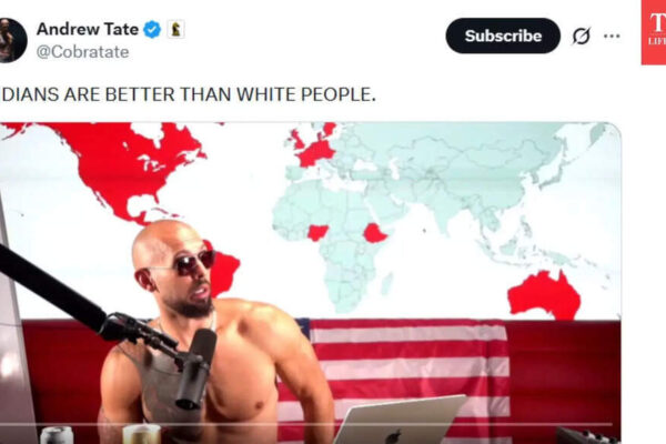 ‘Indian has babies, and you ain’t got s***’: Andrew Tate goes on bizarre anti-White rant vis-a-vis Indians |