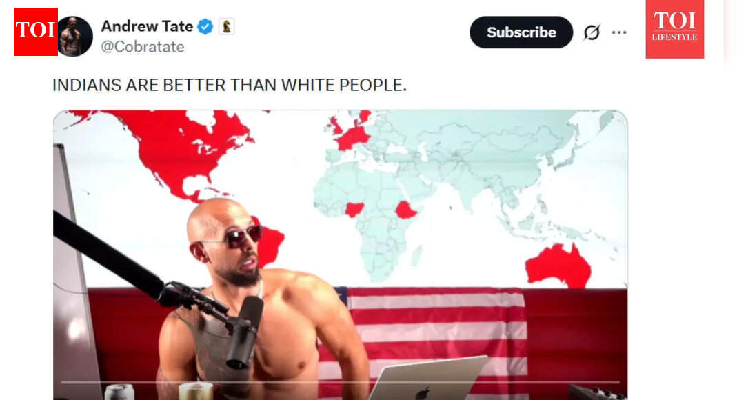 ‘Indian has babies, and you ain’t got s***’: Andrew Tate goes on bizarre anti-White rant vis-a-vis Indians |