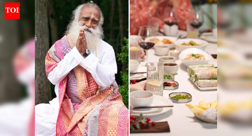 “I just read somewhere that 20% of American meals are consumed in a car!” Sadhguru shares tips on the right way to eat food