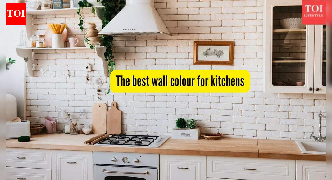 What is the best wall colour for kitchens? Colours that make it look clean and spacious |