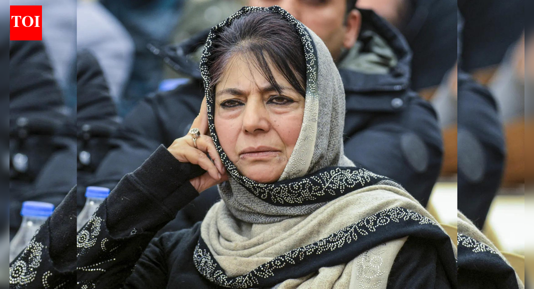 SRINAGAR: Omar Abdullah govt in J&K is indifferent to the plight of the people, PDP chief Mehbooba Mufti told a gathering on the tenth death anniversary of her father and PDP founder Mufti Mohammad Sayeed at his mausoleum in Anantnag district’s Bijbehara on Wednesday.“I am living for my father’s dream of seeing the people of J&K live with dignity,” she said, accusing the state govt of turning a deaf ear to people’s protests against the proposed 26-km railway line between Kakapora in Pulwama and Kunsoo in Shopian.Mehbooba said the railway project will eat up locals’ livelihood as the tracks would cut through some of the valley’s most productive apple orchards.”But the J&K govt is indifferent to the issue… the people have given Omar a huge mandate, but he remains focused on targeting PDP, instead of addressing problems of people,” she alleged.End of ArticleFollow Us On Social MediaVideosImran Khan’s Family Stages Prayer Protest After Being Barred From Meeting Him At Adiala JailImran Khan’s Sister Aleema, PTI Members Hold Prayers Outside Adiala Jail After Meet DeniedTharoor Flags UN Charter Violations, Voices Concern Over US Action In VenezuelaUS Issues Blunt Warning To Indian Students: Breaking Laws May Cost Visas, Careers And Future DreamsCongress-BJP Tie-Up Claims In Ambernath Create Rift, Put Mahayuti Alliance Under Fresh Strain“Worst Kind of Discrimination in PoJK”: UKPNP Chairman Flags Deepening CrisisNo Compromise On Terror: PM Modi, Benjamin Netanyahu Reaffirm India Israel Strategic PartnershipOwaisi Slams MCD Demolition, Says Turkman Gate Land Fully Belongs To WaqfNehru Catered To Liaquat Ali Khan, Ignored Somnath History: BJP MP Sudhanshu TrivediUS FARA Filings Expose How Pakistan Lobbied Washington To Somehow Stop India’s Operation Sindoor123Photostories10 mistakes to avoid while making biryani at homeWinter Special: How to make traditional Besan Ka Sheera at home5 adorable-looking animals that are surprisingly deadly5 red flags people often ignore in friendships (But shouldn’t!)6 classic non-vegetarian Cutlets to enjoy during winter monthsVijay’s ‘Jana Nayagan’ to Prabhas’ ‘The Raja Saab’: Biggest South releases for Pongal 2026Can you guess the temples and places featured on INR 10, 20, 50, 100, 200 and 500 currency notes?How to add smoky flavour to winter dishes without using a tandoor at home”I just read somewhere that 20% of American meals are consumed in a car!” Sadhguru shares tips on the right way to eat foodRepublic Day 2026 long weekend travel ideas from Delhi-NCR; places to go, things to do123Hot PicksBudget 2026Venezuela NewsGold rate todayStock Market TodayCigarette price hikePublic holidays January 2026Bank Holidays JanuaryTop TrendingMLB Trade RumorsTommy Fleetwood and Clare Fleetwood Net WorthTravis KelceTaylor SwiftJimmie Johnson Net WorthEdward CabreraJamahal HillValentino Rossi and Francesca Sofia Novello Net WorthBrad Marchand Net WorthHouse GOP members