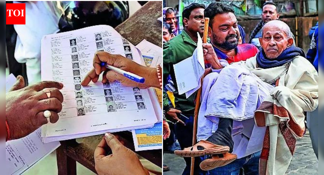 KOLKATA: In a major relief to thousands of migrant workers, students and NRIs summoned for physical SIR hearings, Election Commission on Wednesday said relatives of electors who live outside Bengal can appear for hearings on their behalf.Hearings for 94.5 lakh voters with logical discrepancies, which will begin on Thursday, will have to be completed by February 8. While the hearing of unmapped voters is underway, EC released on BLO App the list of people to be summoned to clarify their ‘logical discrepancies’, including progeny mapping. “From Thursday onwards, BLOs will receive the hard copies of the hearing notices, which they will have to deliver to the houses of the persons concerned,” said an EC official, a day after the commission gave relief to over 41.5 lakh voters with minor discrepancies in electoral rolls.EC will also launch an online portal with secure video links to enable online hearings. The portal will also have an e-verification tab for online submission of hearing-related documents. EC, however, did not provide a timeline for the launch. Implementation details and eligibility criteria will be notified on the EC’s portal (https://ceowestbengal.wb.gov.in/) soon, an official said.Trinamool Congress and Bengal CM Mamata Banerjee have repeatedly flagged the issue of outstation electors being asked to personally appear for hearings. The party has told EC that when the country’s top courts can conduct hearings online, why can’t EC do so. Trinamool also cited this in its plea filed in SC on Tuesday.Bengal has over 23 lakh registered migrant workers, a large number of whom have been summoned for SIR hearings, as have thousands of NRIs and students whose SIR enumeration forms were filled up by their parents or other family members.EC officials said the latest initiative is aimed at easing the logistic burden on voters displaced due to work or living abroad and to ensure broader participation in the ongoing SIR process. “Our priority is inclusivity without compromising verification integrity,” an official said.End of ArticleFollow Us On Social MediaVideosImran Khan’s Family Stages Prayer Protest After Being Barred From Meeting Him At Adiala JailImran Khan’s Sister Aleema, PTI Members Hold Prayers Outside Adiala Jail After Meet DeniedTharoor Flags UN Charter Violations, Voices Concern Over US Action In VenezuelaUS Issues Blunt Warning To Indian Students: Breaking Laws May Cost Visas, Careers And Future DreamsCongress-BJP Tie-Up Claims In Ambernath Create Rift, Put Mahayuti Alliance Under Fresh Strain“Worst Kind of Discrimination in PoJK”: UKPNP Chairman Flags Deepening CrisisNo Compromise On Terror: PM Modi, Benjamin Netanyahu Reaffirm India Israel Strategic PartnershipOwaisi Slams MCD Demolition, Says Turkman Gate Land Fully Belongs To WaqfNehru Catered To Liaquat Ali Khan, Ignored Somnath History: BJP MP Sudhanshu TrivediUS FARA Filings Expose How Pakistan Lobbied Washington To Somehow Stop India’s Operation Sindoor123Photostories5 signs of emotionally unavailable partnersFrom films to music, the lesser known sides of ‘Dil Chahta Hai’ director Farhan Akhtar9 mistakes to avoid while making biryani at homeWinter Special: How to make traditional Besan Ka Sheera at home5 adorable-looking animals that are surprisingly deadly5 red flags people often ignore in friendships (But shouldn’t!)6 classic non-vegetarian Cutlets to enjoy during winter monthsVijay’s ‘Jana Nayagan’ to Prabhas’ ‘The Raja Saab’: Biggest South releases for Pongal 2026Can you guess the temples and places featured on INR 10, 20, 50, 100, 200 and 500 currency notes?How to add smoky flavour to winter dishes without using a tandoor at home123Hot PicksBudget 2026Venezuela NewsGold rate todayStock Market TodayCigarette price hikePublic holidays January 2026Bank Holidays JanuaryTop TrendingMLB Trade RumorsTommy Fleetwood and Clare Fleetwood Net WorthTravis KelceTaylor SwiftJimmie Johnson Net WorthEdward CabreraJamahal HillValentino Rossi and Francesca Sofia Novello Net WorthBrad Marchand Net WorthNHL Trade Rumor