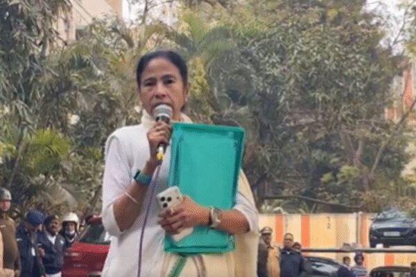 NEW DELHI: West Bengal chief minister Mamata Banerjee on Thursday accused the Centre of holding political vendetta, alleging that central agencies were being misused ahead of elections, after the Enforcement Directorate carried out searches at various locations, including the residence of IPAC chief Pratik Jain. Reacting sharply to the action, Banerjee questioned the role of the ED and Union home minister Amit Shah. She claimed that party documents and data were being seized under the pretext of investigations. She also alleged that voter names were being deleted in West Bengal during the ongoing Special Intensive Revision exercise, linking the moves to the election process.”..Is it the duty of the ED, Amit Shah to collect the party’s hard disk, candidate list?… The nasty, naughty Home Minister who cannot protect the country and is taking away all my party documents. What will be the result if I raid the BJP party office? ” she questioned.”On one side, they are deleting the names of all the voters by carrying out the SIR in West Bengal…Because of the elections, they are collecting all the information about my party…” she added. The BJP hit back at Chief Minister Mamata Banerjee, accusing her of interfering in a central agency probe. Leader of the Opposition in the West Bengal Assembly, Suvendu Adhikari, termed Banerjee’s visit to the residence of I-PAC chief Pratik Jain during an ED raid as “unconstitutional” and “direct interference” in the investigation. Adhikari said the Enforcement Directorate should take action against the chief minister, alleging that her presence, along with that of the Kolkata police commissioner, was unethical and improper while the search was underway at Jain’s Loudon Street residence. He also pointed out that I-PAC manages the IT cell of the Trinamool Congress and drew parallels with a previous incident, claiming that Banerjee had similarly visited the then Kolkata police commissioner Rajeev Kumar’s official residence during a CBI raid.This comes after the Enforcement Directorate conducted raid at houses of IT chiefs of various political parties including TMC’s IPAC chief Prateek Jain. The raids were carried out at 15 location in connection with a fake government job scam allegedly run by an organised gang that duped people by promising jobs, officials said.About the AuthorTOI News DeskThe TOI News Desk comprises a dedicated and tireless team of journalists who operate around the clock to deliver the most current and comprehensive news and updates to the readers of The Times of India worldwide. With an unwavering commitment to excellence in journalism, our team is at the forefront of gathering, verifying, and presenting breaking news, in-depth analysis, and insightful reports on a wide range of topics. The TOI News Desk is your trusted source for staying informed and connected to the ever-evolving global landscape, ensuring that our readers are equipped with the latest developments that matter most.”Read MoreEnd of ArticleFollow Us On Social MediaVideosNo IMF Loan In 6 Months? Pakistan Defence Minister’s Jet Export Claim Collapses Under Debt RealityTrump Clears Russia Sanctions Bill, 500% Tariff Threat Looms As India Reworks Oil Import Strategy‘India Outperforming Emerging Markets’: Economist On India’s 7.4% FY26 GDP Growth Estimates’Most Room To Grow Today’: Jaishankar Pushes Stronger EU-India Ties, Hails Partnership With FranceImran Khan’s Family Stages Prayer Protest After Being Barred From Meeting Him At Adiala JailImran Khan’s Sister Aleema, PTI Members Hold Prayers Outside Adiala Jail After Meet DeniedTharoor Flags UN Charter Violations, Voices Concern Over US Action In VenezuelaUS Issues Blunt Warning To Indian Students: Breaking Laws May Cost Visas, Careers And Future DreamsCongress-BJP Tie-Up Claims In Ambernath Create Rift, Put Mahayuti Alliance Under Fresh Strain“Worst Kind of Discrimination in PoJK”: UKPNP Chairman Flags Deepening Crisis123PhotostoriesFrom high-end car collection to a lavish house: Dipika Kakar’s luxurious life and net worthAneet Padda, Ahaan Panday to Pratibha Ranta: Bollywood’s emerging talent lines up for a breakthrough in 2026’Toxic’ star Yash birthday special: Lesser-known facts about 40 year old Rocking StarDonald Trump’s Greenland obsession: Why the icy island is back in headlines – in picturesHow to make high-protein Beetroot Paneer Dosa for breakfastHow to grow spinach in winterAkshay Kumar–Priyadarshan to Shahid Kapoor–Vishal Bhardwaj: Why 2026 is all about Bollywood’s trusted collaborations7 animals that build amazing homes5 Tamil romantic thrillers to binge on OTT5 signs of emotionally unavailable partners123Hot PicksMinneapolis Woman ShootMaharashtra civic pollsGold rate todayKanpur GangrapeCigarette price hikePublic holidays January 2026Bank Holidays JanuaryTop TrendingHaydn Fleury Net WorthTommy Fleetwood and Clare Fleetwood Net WorthTravis KelceUS Strike VenezuelaTilak VarmaMaharashtra Civic PollsAnkush BhardwajHapur Sugarcase Field Woman BodyDelhi Demolition MosqueCandace Owens