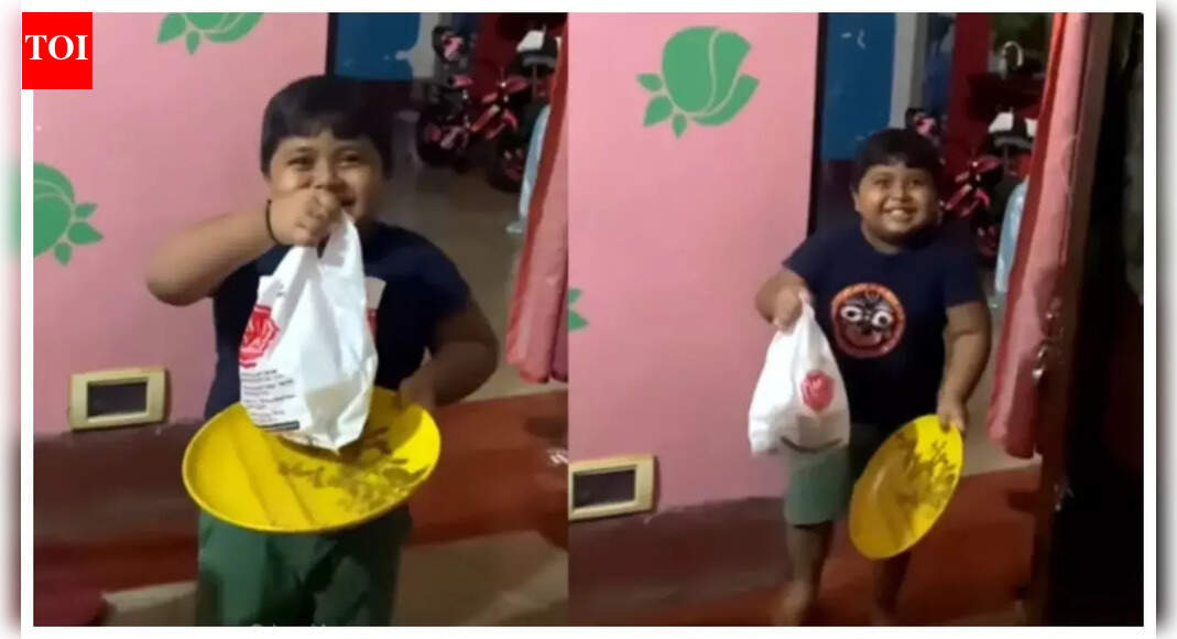Young boy’s joy over ordering biryani goes viral; internet calls him ‘biryani paglu’