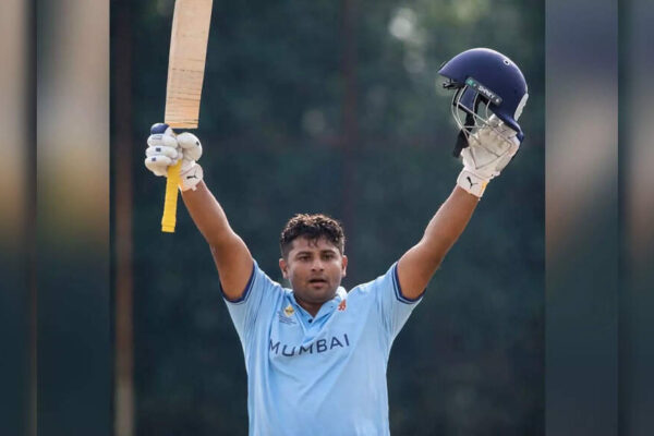 Sarfaraz Khan scripts history, smokes 30 in an over off Abhishek Sharma to record fastest-ever fifty