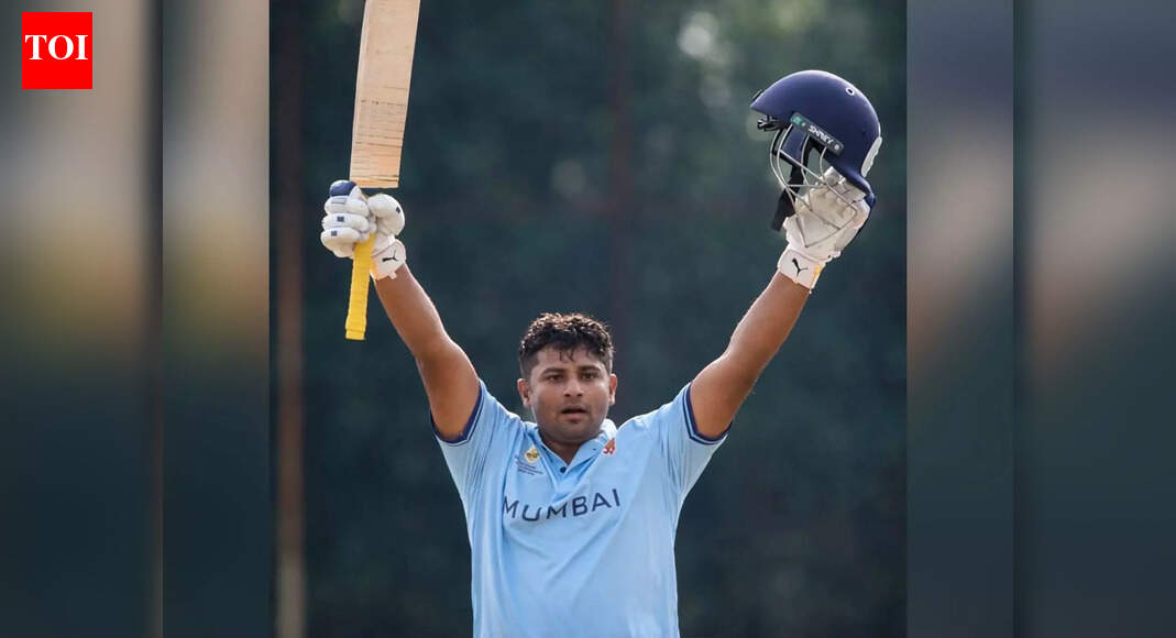 Sarfaraz Khan scripts history, smokes 30 in an over off Abhishek Sharma to record fastest-ever fifty