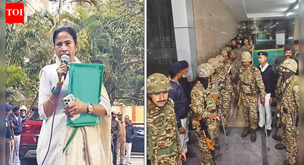 Is this the ED’s work? Searches at I-PAC office & director’s home; West Bengal CM Mamata Banerjee follows with DGP, CP in tow