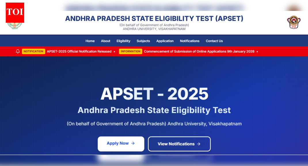 AP SET 2025 registration begins: Check direct link, eligibility to apply here