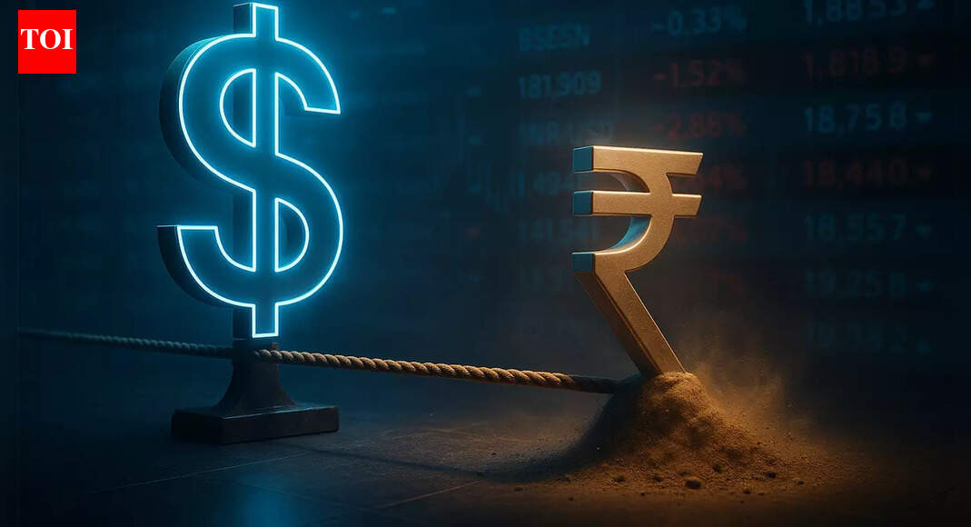 Rupee in red: Currency falls 7 paise in early trade; reaches 89.97 against US dollar