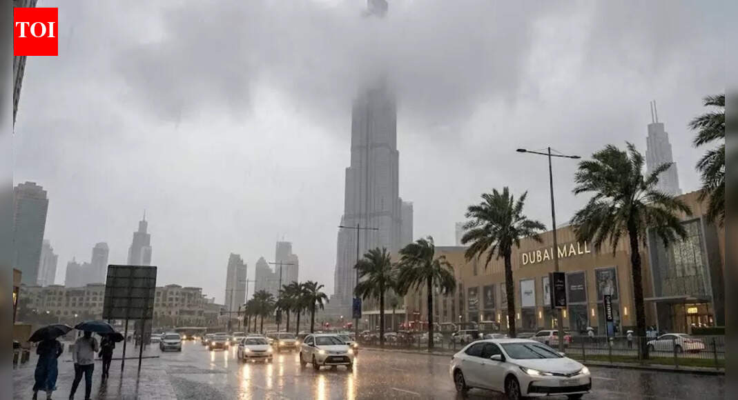 UAE weather alert: Heavy rain continues in Sharjah and Fujairah, more showers expected | World News