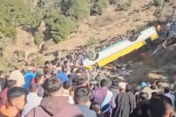 Himachal Pradesh: 8 dead as private bus rolls down the hill in Sirmaur – video | India News