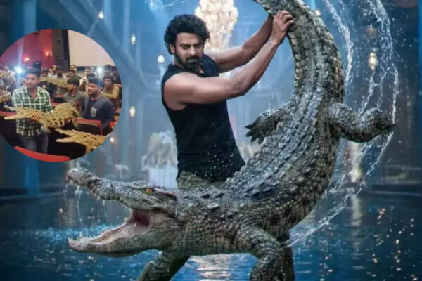 Prabhas fans bring crocodiles for ‘The Raja Saab’ screening to recreate iconic action scene – Watch