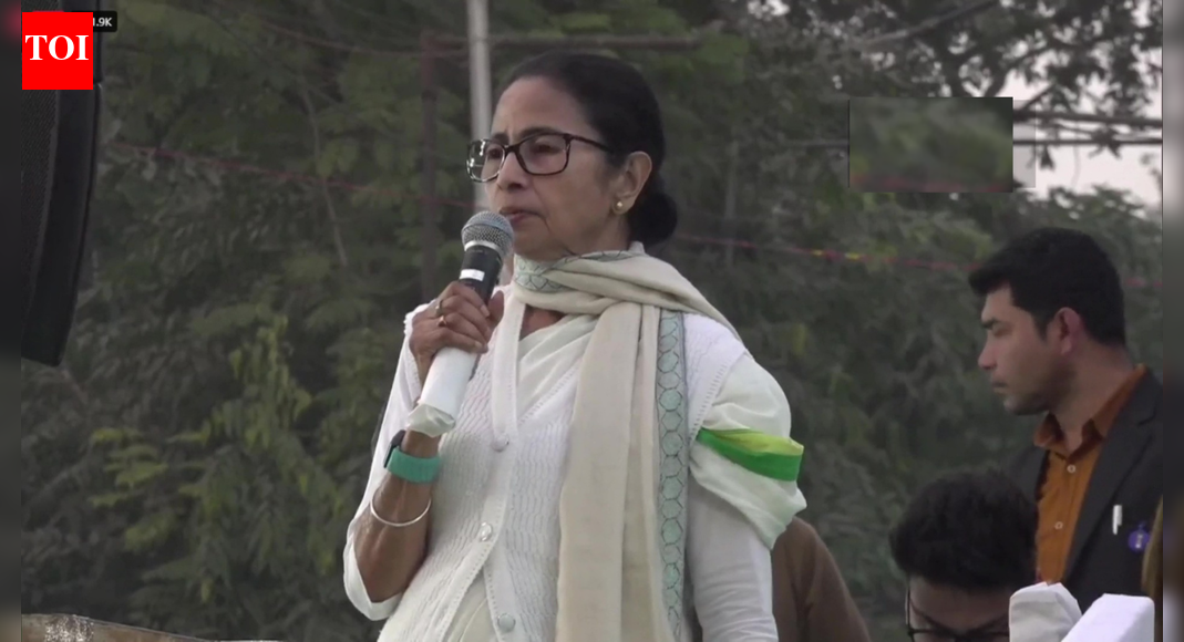 NEW DELHI: West Bengal chief minister Mamata Banerjee on Friday defended interfering during Enforcement Directorate’s I-PAC raids, accusing the agency of attempting to “steal” her party’s details. She further levelled serious allegations against “senior BJP leaders in Delhi”, claiming that they received “coal scam proceeds” and she could “furnish proof before public”.”What I did yesterday was nothing wrong; they tried to steal my party’s data,” she said addressing a rally in Kolkata. “Senior BJP leaders in Delhi receive coal scam proceeds; I can furnish proof before public if needed,” she further claimed.  ‘Agar Himmat Hay Toh…’: Mamata Banerjee Explodes After ED Raids I-PAC, Challenges HM Amit Shah She further accused the Delhi Police of “assaulting” the protesting TMC MPs and MLAs. “Police assaulted our MPs during protest in Delhi, but BJP gets red carpet welcome in Bengal,” she said.She accused the Bharatiya Janata Party of winning Maharashtra elections by “stealing the mandate” with “EC’s help”, adding that the saffron party was trying to “repeat it in Bengal”.”BJP won Maharashtra polls by stealing mandate with EC’s help; they want to repeat it in Bengal,” she said.Banerjee spearheaded a large protest march in south Kolkata against the ED searches related to political consultancy firm I-PAC, with the Trinamool Congress showcasing its street power ahead of the 2026 Assembly elections.Stepping up her face-off with the Centre, Banerjee took the political fight to the streets, using the ED action as a mobilising issue in the run-up to the crucial polls.ED searches at I-PAC chief Pratik Jain’s residence and the firm’s office on Thursday triggered dramatic scenes, as Banerjee made an unannounced appearance at the raid locations, accusing the central agency of attempting to confiscate the TMC’s sensitive data in the run-up to the high-stakes Assembly elections.About the AuthorTOI News DeskThe TOI News Desk comprises a dedicated and tireless team of journalists who operate around the clock to deliver the most current and comprehensive news and updates to the readers of The Times of India worldwide. With an unwavering commitment to excellence in journalism, our team is at the forefront of gathering, verifying, and presenting breaking news, in-depth analysis, and insightful reports on a wide range of topics. The TOI News Desk is your trusted source for staying informed and connected to the ever-evolving global landscape, ensuring that our readers are equipped with the latest developments that matter most.”Read MoreEnd of ArticleFollow Us On Social MediaVideosThe Day CBI Arrested Indira Gandhi And Sonia’s Pasta Maker That May Have Saved The Day For CongHow US Pulled Off A Mission Defining Security Operation For Jaishankar During Government ShutdownVenezuelan Oil For India? US Offer Comes With Conditions As Pressure Grows Over Russian CrudeShashi Tharoor Praises Nehru’s Democracy Role, Admits 1962 Errors, Accuses BJP Of Blame PoliticsJaishankar Sends ‘Bad Neighbour’ Pakistan On Anti-India Rant Again, Calls Operation Sindoor Reckless’No Call From PM Modi’: Trump Aide Lutnick’s Shocker On India-US Trade Deal Amid Tariff Threats‘India Can Balance A Chaotic World’: French President Macron On BRICS, Multipolarity, Power Politics‘India Will Not Be Anybody’s Vassal’: French President Macron’s Remark During Jaishankar MeetMeet Tina Shah, The Indian American Doctor Running For US Congress in New Jersey Democratic RaceBJP Targets Mamata Banerjee Over ED Raid At I-PAC, Alleges Evidence Tampering123Photostories5 Hulu horror dramas for some spine-chilling experience5 infamous roads where people are known to disappear without a trace12 non-vegetarian dishes from Indian cities to keep you warm during wintersKatrina Kaif-Vicky Kaushal, Kiara Advani-Sidharth Malhotra to Parineeti Chopra: Celebrity newborn reveals are getting more thoughtfulThis Kaal Bhairav Avatar Protects You Based on Your Birth DateBengaluru airport space shift pushes bus commuters to costly cabs‘Barfi!’, ‘Fashion’, and ‘Mary Kom’: A look at Priyanka Chopra’s most memorable performancesPrada makes chai-inspired perfume: 7 times food became a part of high fashion10 winter habits that build unshakeable inner strengthBTS’s funniest moments: From Jungkook’s Vine phase to J-Hope’s butter chicken incident123Hot PicksTrump Mexico NewsTrump Denmark NewsGold rate todayBengaluru newsCigarette price hikePublic holidays January 2026Bank Holidays JanuaryTop TrendingCandace OwensTommy Fleetwood and Clare Fleetwood Net WorthTravis KelceICE Shooting VictimSarfaraz KhanRic Flair Net Worth in 2025Patrick Mahomes InjuryUnion BudgetDelhi AQIStefon Diggs