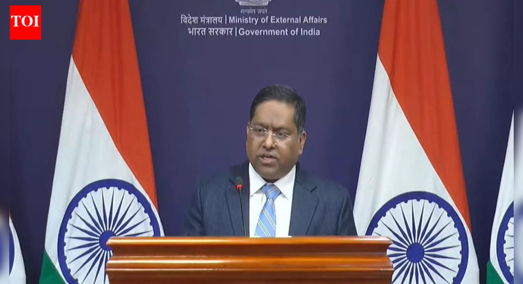 NEW DELHI: The ministry of external affairs (MEA) on Thursday said it is “closely monitoring” developments following a shooting in Minneapolis involving an US immigration and customs enforcement (ICE) agent, expressing concern in view of the large Indian community in the United States.“We are closely monitoring the developments in and around Minneapolis shooting. We are concerned as we have a large Indian community in the US, including a large number of students. We also have a large number of professionals and many other people so it is a matter of concern,” MEA spokesperson Randhir Jaiswal said.The remarks came after a woman was fatally shot in Minneapolis on Wednesday during what the US administration described as a major immigration enforcement operation. Confirming the incident, the department of homeland security (DHS) said ICE officers were conducting targeted operations when they were confronted by rioters.“ICE officers in Minneapolis were conducting targeted operations when rioters began blocking ICE officers and one of these violent rioters weaponized her vehicle, attempting to run over our law enforcement officers in an attempt to kill them – an act of domestic terrorism,” DHS spokesperson Tricia McLaughlin said in a statement.According to DHS, an ICE officer fired “defensive shots” fearing for his life and that of fellow officers and the public. “He used his training and saved his own life and that of his fellow officers. The alleged perpetrator was hit and is deceased. The ICE officers who were hurt are expected to make full recoveries,” the statement added.The US administration said it had deployed hundreds of agents in Minneapolis on Wednesday as part of what it termed its biggest crackdown in the city, following a welfare scam involving Somalis in Minnesota that had recently drawn attention.Reacting to the incident, Minneapolis mayor Jacob Frey acknowledged the shooting and called for federal immigration authorities to leave the city. “The presence of federal immigration enforcement agents is causing chaos in our city,” Frey said in a social media statement. “We’re demanding ICE to leave the city immediately. We stand rock solid with our immigrant and refugee communities.”Minnesota governor Tim Walz had said his office was working to “gather information on an ICE-related shooting.”About the AuthorTOI News DeskThe TOI News Desk comprises a dedicated and tireless team of journalists who operate around the clock to deliver the most current and comprehensive news and updates to the readers of The Times of India worldwide. With an unwavering commitment to excellence in journalism, our team is at the forefront of gathering, verifying, and presenting breaking news, in-depth analysis, and insightful reports on a wide range of topics. The TOI News Desk is your trusted source for staying informed and connected to the ever-evolving global landscape, ensuring that our readers are equipped with the latest developments that matter most.”Read MoreEnd of ArticleFollow Us On Social MediaVideosThe Day CBI Arrested Indira Gandhi And Sonia’s Pasta Maker That May Have Saved The Day For CongHow US Pulled Off A Mission Defining Security Operation For Jaishankar During Government ShutdownVenezuelan Oil For India? US Offer Comes With Conditions As Pressure Grows Over Russian CrudeShashi Tharoor Praises Nehru’s Democracy Role, Admits 1962 Errors, Accuses BJP Of Blame PoliticsJaishankar Sends ‘Bad Neighbour’ Pakistan On Anti-India Rant Again, Calls Operation Sindoor Reckless’No Call From PM Modi’: Trump Aide Lutnick’s Shocker On India-US Trade Deal Amid Tariff Threats‘India Can Balance A Chaotic World’: French President Macron On BRICS, Multipolarity, Power Politics‘India Will Not Be Anybody’s Vassal’: French President Macron’s Remark During Jaishankar MeetMeet Tina Shah, The Indian American Doctor Running For US Congress in New Jersey Democratic RaceBJP Targets Mamata Banerjee Over ED Raid At I-PAC, Alleges Evidence Tampering123Photostories5 Hulu horror dramas for some spine-chilling experience5 infamous roads where people are known to disappear without a trace12 non-vegetarian dishes from Indian cities to keep you warm during wintersKatrina Kaif-Vicky Kaushal, Kiara Advani-Sidharth Malhotra to Parineeti Chopra: Celebrity newborn reveals are getting more thoughtfulThis Kaal Bhairav Avatar Protects You Based on Your Birth DateBengaluru airport space shift pushes bus commuters to costly cabs‘Barfi!’, ‘Fashion’, and ‘Mary Kom’: A look at Priyanka Chopra’s most memorable performancesPrada makes chai-inspired perfume: 7 times food became a part of high fashion10 winter habits that build unshakeable inner strengthBTS’s funniest moments: From Jungkook’s Vine phase to J-Hope’s butter chicken incident123Hot PicksTrump Mexico NewsTrump Denmark NewsGold rate todayBengaluru newsCigarette price hikePublic holidays January 2026Bank Holidays JanuaryTop TrendingCandace OwensTommy Fleetwood and Clare Fleetwood Net WorthTravis KelceICE Shooting VictimSarfaraz KhanRic Flair Net Worth in 2025Patrick Mahomes InjuryUnion BudgetDelhi AQIStefon Diggs