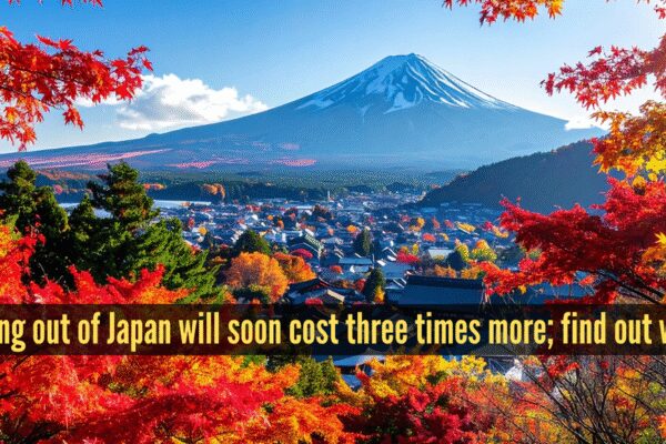 Flying out of Japan will soon cost three times more with higher departure tax from this date