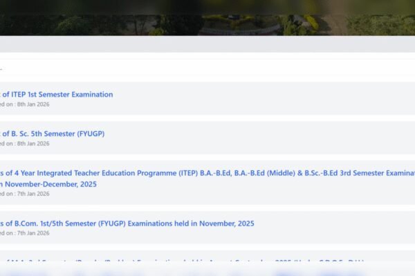 Dibrugarh University result released for UG and PG courses at dibru.ac.in: Direct link to download here
