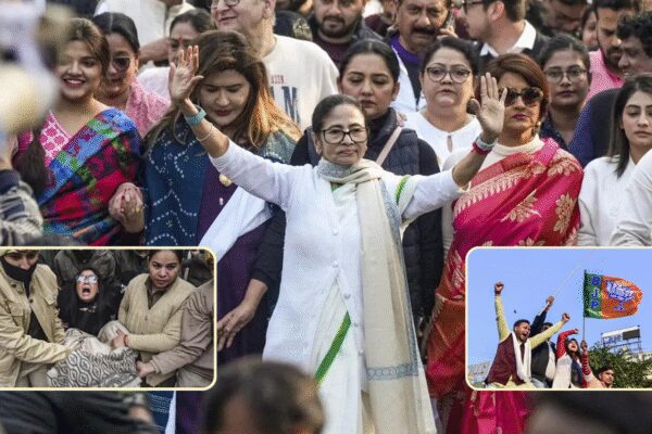 NEW DELHI: West Bengal’s political temperature spiked on Friday as chief minister Mamata Banerjee led a street protest in Kolkata against the Enforcement Directorate, as she accused the BJP-led Centre of misusing central agencies ahead of the polls.To sum up the incidents in the last two days, ED raided political consultancy firm I-PAC, accused Mamata of interrupting and disrupting raids, matter was taken to high court, Calcutta HC adjourned amid “large-scale commotion”, the Bengal CM took to streets, while the BJP accused her acting “like a mafia”.The showdown followed the detention of several Trinamool Congress MPs in Delhi over protests against an ED raid, setting the stage for a fast-moving political and legal confrontation in the state.Mamata protests against ED; BJYM protests against MamataMamata Banerjee led a Trinamool Congress (TMC) march in south Kolkata against the Enforcement Directorate’s searches linked to political consultancy firm I-PAC.Addressing a rally in Kolkata, she defended her interference during the ED raids on Thursday and accused the agency of attempting to “steal” TMC’s data.”What I did yesterday was nothing wrong; they tried to steal my party’s data,” she said.Banerjee walked from the 8B Bus Stand area towards Hazra More, flanked by senior ministers, MPs, MLAs and party workers, sloganeering crowds accused the BJP-led Centre of “misusing central agencies for political vendetta,” projecting TMC’s street strength ahead of the 2026 Assembly polls. Parallel protests erupted as the BJP’s youth wing, the Bharatiya Janata Yuva Morcha (BJYM), staged counter-agitations against her.The Bengal CM also lodged two FIRs against the agency over raids at I-PAC office and the residence of its chief Prateek Jain on Thursday.The complaints, along with the TMC’s plea in the Calcutta HC against the ED, are seen as escalating the standoff between the two sides, following dramatic scenes in Kolkata where the chief minister appeared at the raid locations and was accused of taking away “key documents” and electronic devices from the premises.What happened at Calcutta HC?The Calcutta HC, which was scheduled to hear the cases related to ED raids witnessed “unmanageable chaos” inside the courtroom, eventually leading to adjournment of hearing.Justice Suvra Ghosh, before whom the matter was listed, postponed the hearing until January 14 and exited the courtroom after repeated appeals to those not associated with the petitions to vacate the premises went unheeded, PTI reported.In its writ petition, the TMC urged the court to intervene and prevent the ED from the “prejudice, misuse and dissemination” of data seized during the searches, while the agency approached the bench alleging obstruction of its investigation and sought a transfer of the probe into Thursday’s events to the CBI.Political row eruptsFollowing the drama, a political row erupted as the BJP leaders targeted Mamata for her action during the raids and termed her party TMC regime as “Tanashahi Mamata Congress government”.”The TMC, the Tanashahi Mamata Congress government, has become synonymous with anarchic lawless jungle raj. The West Bengal Governor has now received dire death threats. Mamata Banerjee’s vandalistic misconduct, obstructing and scuttling the due process of law, smacks of an anxious attempt to cover up corruption…” ANI quoted BJP national spokesperson CR Kesavan said.BJP MP Ravi Shankar Prasad also targeted the CM’s actions and accused her of “snatching away” documents from ED during raids.”There are a lot of suspicious circumstances surrounding the barbaric action of Mamata Benerjee,” he said.TMC MPs protests, Delhi Police detains themSeveral Trinamool Congress (TMC) MPs were detained in Delhi while protesting outside the home ministry against what they alleged was the Centre’s misuse of central probe agencies. The Delhi Police forcibly evicted the parliamentarians from the area, lifting and dragging them away after they refused to disperse, citing rules that prohibit protests outside the home ministry. The MPs were taken to Parliament Street Police Station and released later in the afternoon.Holding placards and raising slogans against the ED, MPs including Derek O’Brien, Mahua Moitra, Satabdi Roy, Kirti Azad, Saket Gokhale, Bapi Haldar, Pratima Mondal and Sharmila Sarkar attempted to enter Kartavya Bhavan, which houses the home ministry. When stopped at the gate, they staged a sit-in protest before being forcibly removed by police. Videos showing MPs being pushed and carried into a police bus circulated widely on social media and were shared by the TMC.Why is TMC opposing ED raids?I-PAC, a political consultancy firm, has political data of TMC. West Bengal is set to go to polls this year. The party accused the probe agency of attempting to “steal” the data during raids.”It is our property where ED came in to do robbery. All our election data is in the I-PAC office. Just before the elections, they came to tamper with our information. If someone comes into your house to rob you, then you are within your rights to go and protect your property. We have every right to protect our property, else ED will take it and give it to the BJP,” TMC MP Mahua Moitra said.The Bengal CM also accused the ED of trying to confiscate the party’s internal data and election strategy during the searches.She described the raids as an act of “political vendetta” and accused the Centre of misusing central agencies to harass and intimidate opposition parties. TMC leaders have argued that I-PAC, which handles the party’s political consultancy as well as its IT and media operations, was being targeted to access sensitive internal material.What happened during ED raids at I-PAC offices?The Enforcement Directorate carried out searches on Thursday at the Salt Lake office of political consultancy firm I-PAC and the Kolkata residence of its founder and director, Pratik Jain, as part of a money-laundering probe linked to the alleged coal scam. Searches were also conducted at other locations in West Bengal and Delhi.According to the ED, CM Mamata Banerjee entered Jain’s Loudon Street residence during the raid and later the I-PAC office, despite requests not to interfere with proceedings under the Prevention of Money Laundering Act (PMLA).”However, volating all law and order, Mamata Banerjee, with the aid of police personnel, forcibly took possession of all digital devices along with key incriminating documents from the possession of the authorised officer and left the premises around 12.15pm,” PTI reported quoting the writ petition of the federal probe agency.The agency alleged that she, with the help of police personnel, took away digital devices and “key incriminating documents,” forcing officials to terminate the search for security reasons without completing any seizures.About the AuthorTOI News DeskThe TOI News Desk comprises a dedicated and tireless team of journalists who operate around the clock to deliver the most current and comprehensive news and updates to the readers of The Times of India worldwide. With an unwavering commitment to excellence in journalism, our team is at the forefront of gathering, verifying, and presenting breaking news, in-depth analysis, and insightful reports on a wide range of topics. The TOI News Desk is your trusted source for staying informed and connected to the ever-evolving global landscape, ensuring that our readers are equipped with the latest developments that matter most.”Read MoreEnd of ArticleFollow Us On Social MediaVideosPM Modi To Host German Chancellor Merz In Gujarat As India-Germany Ties Enter Strategic Phase’PM Modi-Trump Held 8 Calls In 2025′: India Rejects Lutnick’s Claim On Stalled Trade AgreementThe Day CBI Arrested Indira Gandhi And Sonia’s Pasta Maker That May Have Saved The Day For CongHow US Pulled Off A Mission Defining Security Operation For Jaishankar During Government ShutdownVenezuelan Oil For India? US Offer Comes With Conditions As Pressure Grows Over Russian CrudeShashi Tharoor Praises Nehru’s Democracy Role, Admits 1962 Errors, Accuses BJP Of Blame PoliticsJaishankar Sends ‘Bad Neighbour’ Pakistan On Anti-India Rant Again, Calls Operation Sindoor Reckless’No Call From PM Modi’: Trump Aide Lutnick’s Shocker On India-US Trade Deal Amid Tariff Threats‘India Can Balance A Chaotic World’: French President Macron On BRICS, Multipolarity, Power Politics‘India Will Not Be Anybody’s Vassal’: French President Macron’s Remark During Jaishankar Meet123Photostories’Parasakthi’: Five reasons to watch the Sivakarthikeyan, Ravi Mohan, and Sreeleela starrer on big screens’Bhaag Milkha Bhaag’, ‘English Vinglish’ to ‘Manjhi’ Bollywood’s best motivational movies to keep you committed to your new year resolutions5 Hulu horror dramas for some spine-chilling experience5 infamous roads where people are known to disappear without a trace12 non-vegetarian dishes from Indian cities to keep you warm during wintersKatrina Kaif-Vicky Kaushal, Kiara Advani-Sidharth Malhotra to Parineeti Chopra: Celebrity newborn reveals are getting more thoughtfulThis Kaal Bhairav Avatar Protects You Based on Your Birth DateBengaluru airport space shift pushes bus commuters to costly cabs‘Barfi!’, ‘Fashion’, and ‘Mary Kom’: A look at Priyanka Chopra’s most memorable performancesPrada makes chai-inspired perfume: 7 times food became a part of high fashion123Hot PicksTrump Mexico NewsTrump Denmark NewsGold rate todayBengaluru newsCigarette price hikePublic holidays January 2026Bank Holidays JanuaryTop TrendingCandace OwensTommy Fleetwood and Clare Fleetwood Net WorthTravis KelceICE Shooting VictimSarfaraz KhanRic Flair Net Worth in 2025Patrick Mahomes InjuryUnion BudgetWPL Live ScoreStefon Diggs